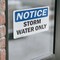 Signmission Storm Water Only, 10 in W x Rectangle, Vinyl Decal OS-2PACK-NS-D-710-L-18498 - alternate 2